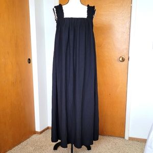 H&M black dress, L